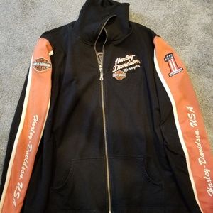 Harley Davidson zip up sweatshirt, plus size 2W